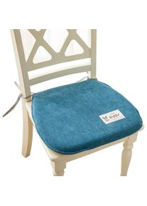 Ccykxa - Coussin Chaise Cuisine Lavable, Galette De Chaise Lot De 2 avec Attaches, Antidérapant, Galette De Chaise Dehoussable, Coussins De Chaises