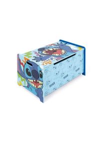 Banc coffre à jouets en bois 62.5x40x37cm de Lilo & Stitch