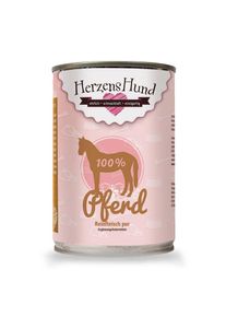 HerzensHund HeartDog Puur Vlees Puur Paard 12x400g