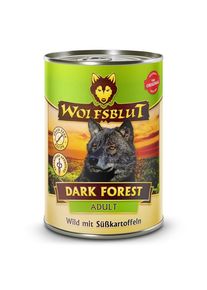 Wolfsblut Adult Dark Forest - Wild met zoete aardappel - 6x395g
