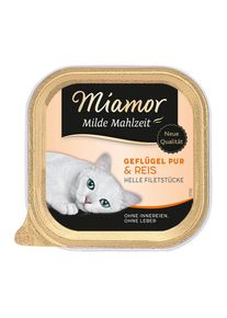 Miamor Milde maaltijd Gevogelte Pur en rijst 32x100 g