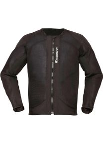 Modeka Shielder, chaqueta protectora niños , color: Negro , tamaño: 140