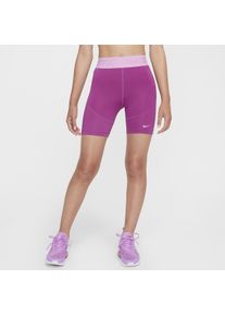 Short Dri-FIT Nike Pro 13 cm pour fille - Pourpre