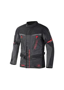 GERMOT Argos Motorradjacke Herren (schwarz/anthrazit/rot)