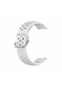 NEOGO SmartWatch Glam / Glam 2 Silicone Dots szíj, White (SGA007C0201)