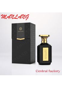 Custom Customize Luxury Black Perfume Box Empty Perfume Bottle New Design Unique Parfum Packaging