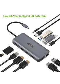 Acer 12in1 Type C dongle | Zilver