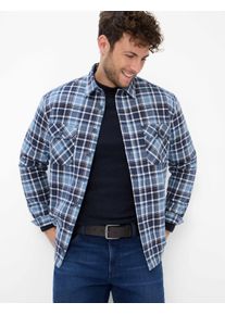 Brax Heren Shirt Style KEITH, blauw,