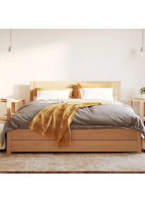 EMMA Premium Wooden Bed 150x200cm