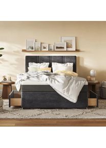 EMMA Divan Bed 180x200 Dark Grey