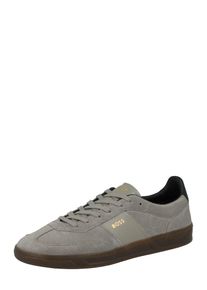 BOSS Heren Sneakers laag 'Brandon Tenn' grijs / stone grey / zwart 40