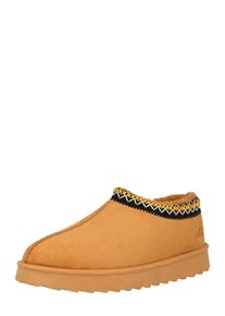 Dockers by Gerli Hausschuh Damen mokka / curry / schwarz / weiß Größe 42