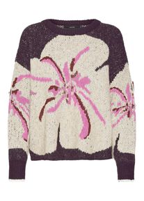 Vero Moda Petite Sweter 'VMMADISON' dla kobiet śliwka / różowy pudrowy / burgund Rozmiar XXS