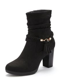 Lascana Stiefel Damen gold / schwarz Größe 37