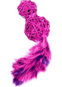 Kong Wubba Wicker Katzenspielzeug, rosa