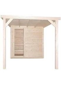 Sanotechnik Sauna , Naturfarben , Holz , Fichte , 230x219.5x460 cm , Freizeit & Co, Wellness & Gesundheit, Sauna