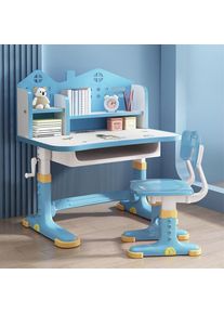 Bureau Et Chaise Réglables Pour Enfants, Table Et Chaises D'étude De Modèle De Dessin Animé Avec Tiroirs Et Compartiments De Rangement, Pour