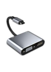 Station d'accueil type-c USB C vers HDMI/VGA/USB 3.0/ PD, convertisseur de commutateur Applicable