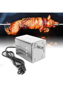 15W 70KG Moteur électrique pour Barbecue en Acier Inoxydable, Moteur Professionnel pour Barbecue, Poulet, Porc, Chèvre grillée à l'extérieur