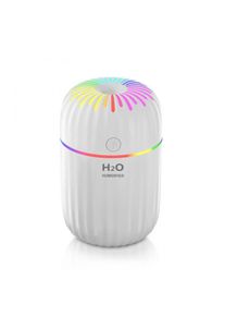 Start - Mini humidificateur de voiture 300 ml, veilleuse colorée remplaçable, humidificateur d'air portable usb de bureau, petit humidificateur de