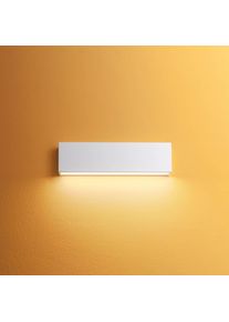 LINEA LIGHT LED-Wandleuchte Box W2 Bi-Emission, B 31,9 cm, weiß, 2700 K