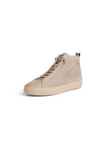 Enkelhoge sneakers kalfsnappaleer Paul Green beige