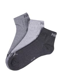 Puma 3er-Pack Sneaker-Socken, Grau, 43-46