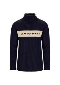 Amundsen Sports Heroes Ski Turtle Neck Wollen trui Heren (XL |blauw)