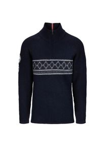 Amundsen Sports Boiled Ski Sweater Merino jumper Men (S, blue)