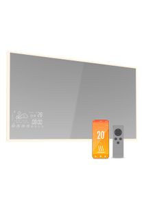 Blumfeldt Infravörös fűtőtest, Smart Mirror, Infravörös sugárzás, 600 W, IP44