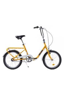 Bicicleta Pegas Practic Retro 20 inch, Otel, 3S (Galben)