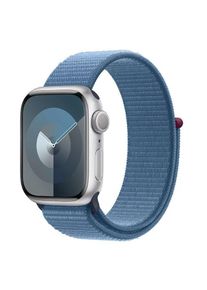 Smartwatch Apple Watch 9 GPS, 41mm Silver Aluminium Case, Winter Blue Sport Loop