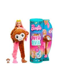 Papusa Barbie, Seria Jungle, Cutie Reveal, Monkey, HKR01