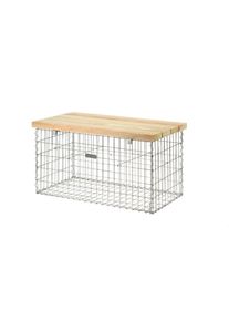 bellissa Gabionenbank Komplettset Steingabionen, 105x55x54 cm