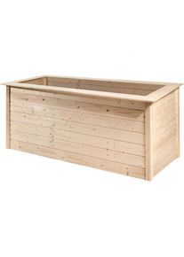 Jardnini&egrave;re sur&eacute;lev&eacute; en bois Weka 669 C, Marron