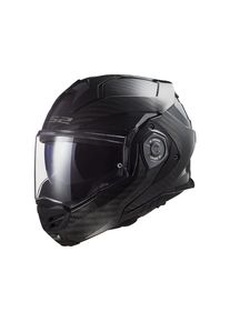 LS2 FF901 Advant X Carbon Klapphelm (schwarz/Carbon Glanz)