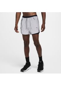 Short de running 2-en-1 10 cm à motif réfléchissant Dri-FIT ADV Nike Running Division pour homme - Gris