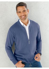 Heren Vest in middenblauw ,maat 46, WITT, 100% Polyacryl