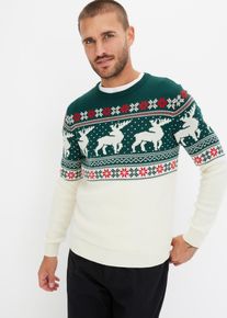 Lusem&ouml;nstrad tr&ouml;ja - vit - storlek 56/58 (XL) - bonprix