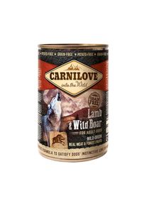 Carnilove Adult Wild Meat 6 x 400 g pour chien.- agneau, gibier