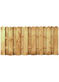 TETZNER & JENTZSCH Clôture pare-vue bois T&J DAAN angle droit clôture à lames, 180x90 cm