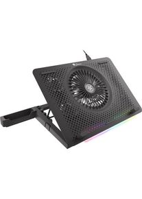 Cooler Laptop Genesis Oxid 450 RGB, 15.6inch, smartphone stand, 2 x USB (Negru)