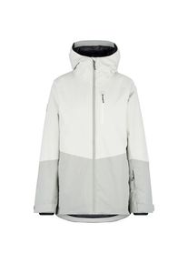 Stoic Women's MountainWool AsplidenSt. Long Ski Jacket Ski jacket Women (L, grey/white)