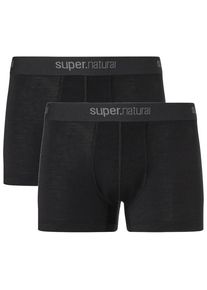 super.natural supernatural Tundra 175 Boxer 2 Pack Onderbroek Heren (3XL |zwart)
