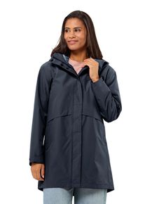 Jack Wolfskin Damski płaszcz przeciwdeszczowy Cape West Coat Women XS blue