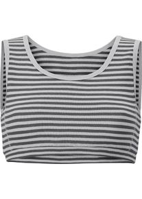 w&auml;schepur Dames Bustier antraciet gestreept Maat 40/42