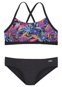 Bench. Bustier-Bikini »Pitch Kids«, mit trendigem Dschungeldruck