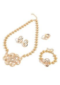SOHI Set di gioielli ' Sujli ' Donna - oro / trasparente