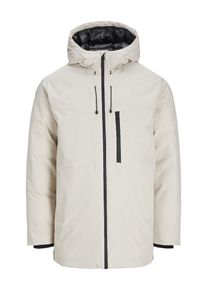 Jack & Jones JACK & JONES Heren Winterjas lichtgrijs / zwart L