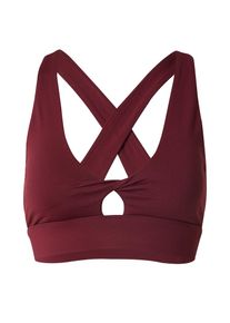 Fabletics Biustonosz sportowy 'Oasis' dla kobiet czerwone wino Rozmiar XS